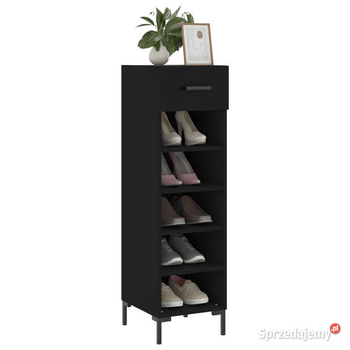 Szafka na buty czarna 30x35x105 materiał Warszawa sprzedam
