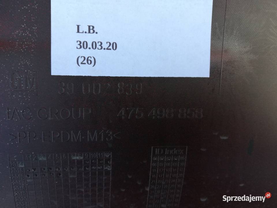 ZDERZAK TYŁ TYLNI OPEL CORSA E Nowy Tomyśl sprzedam