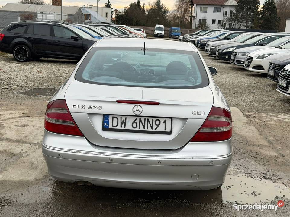 MercedesBenz CLK 27 Diesel Automat Skóra Navi dolnośląskie Wrocław