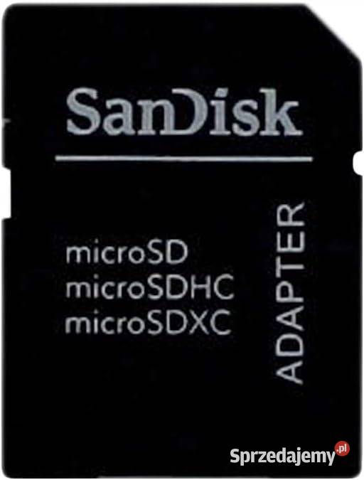 SanDisk Adapter karty pamięci microSD na SD Akcesoria Opalenica
