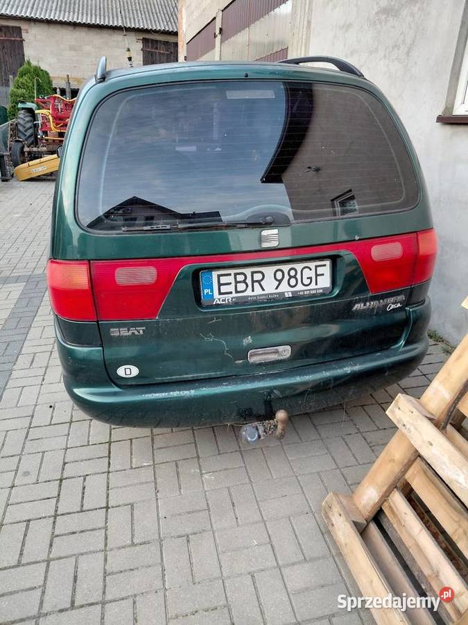Seat Alhambra 20 benzyna gaz 7 osobowy sprowadzony Seat Romanówek