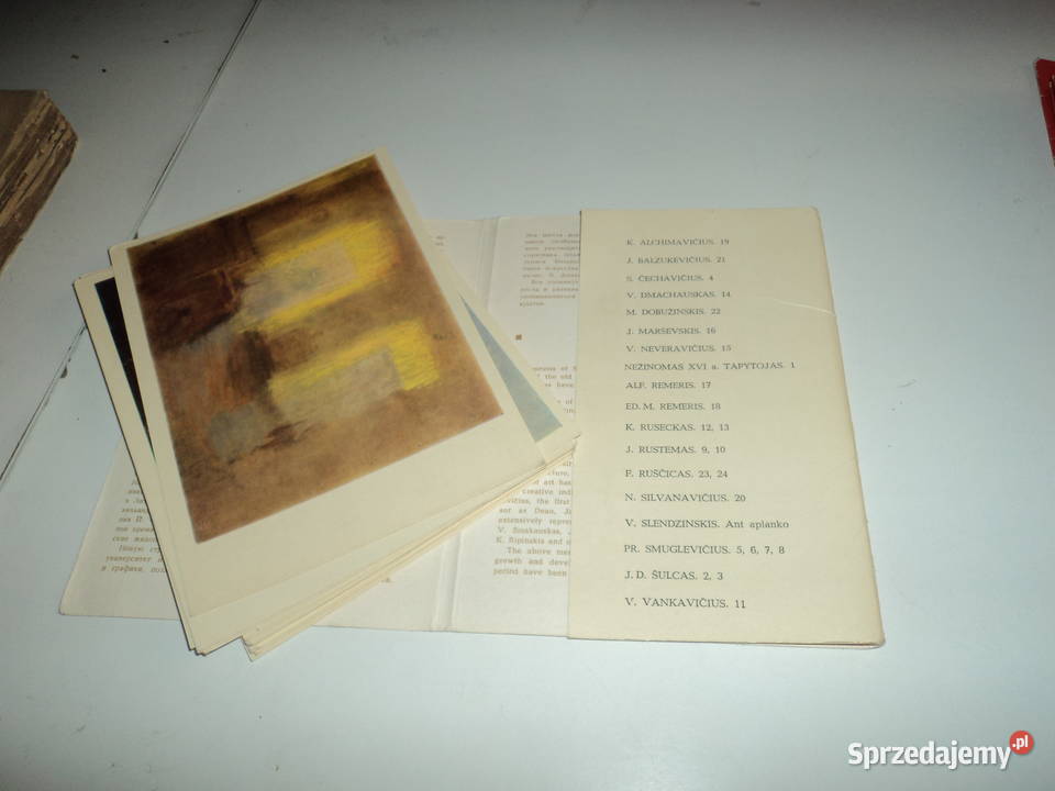 Malarstwo Litewskie 24 pocztówki w obwolucie Nowy Sącz