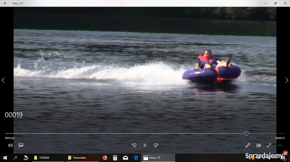 Ponton waterslider do ciągnięcia motorówką Pozostałe Wrocław