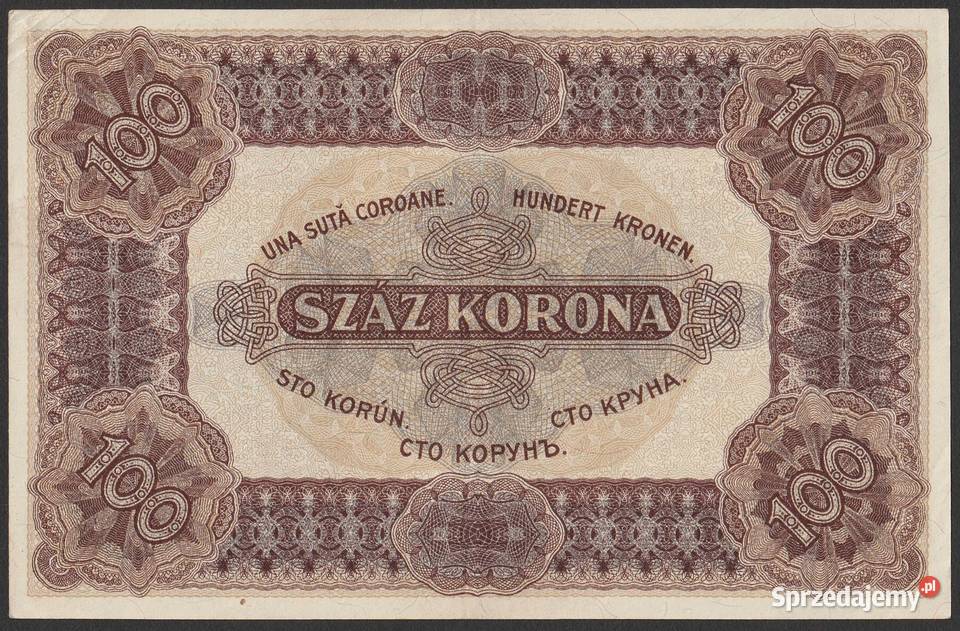 WĘGRY 100 KORON 1920 STAN 23 Numizmatyka Łódź