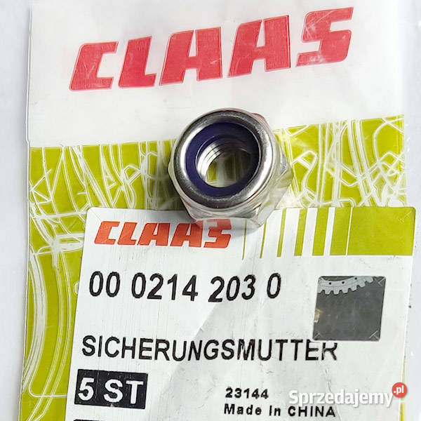 0002142030 Nakrętka M10 DIN985 Claas