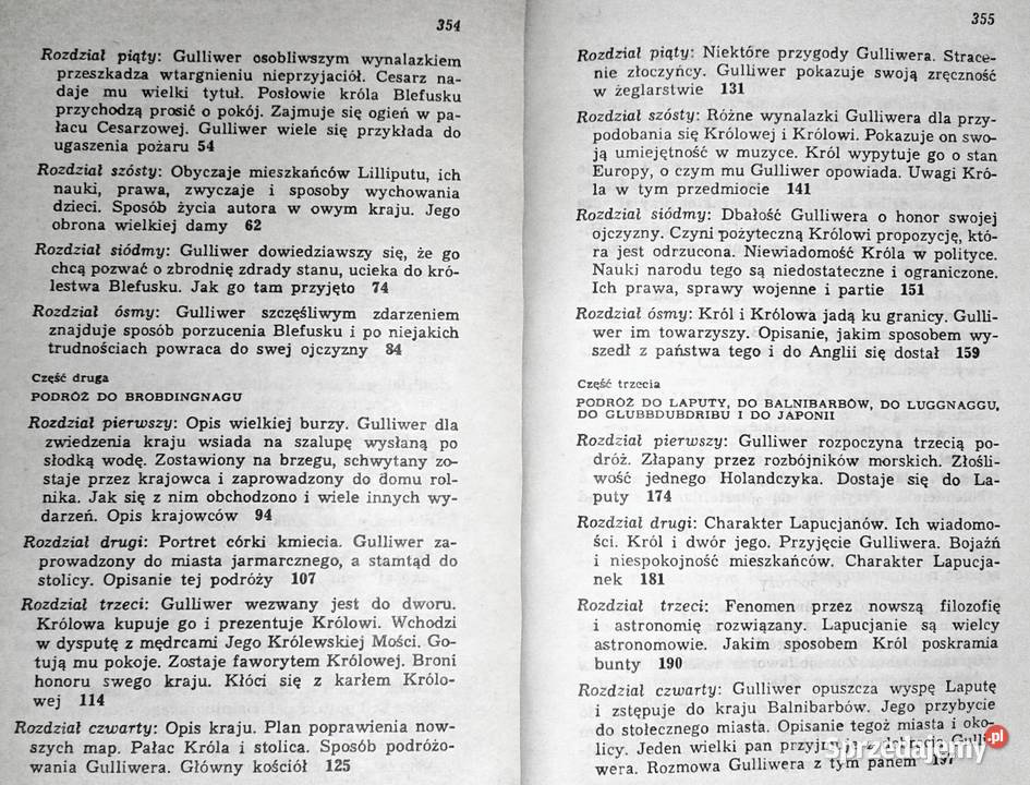 Podróże Guliwera Jonathan Swift