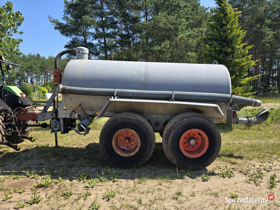 Wóz asenizacyjny JKOTTE VT 7000 L tandem skrętny Korpele