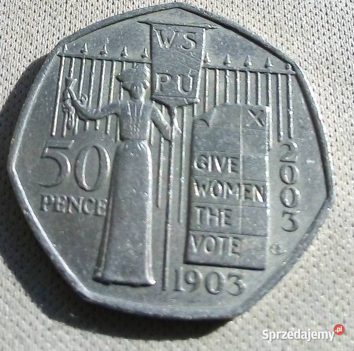 WIELKA BRYTANIA50 PENCE2003 r Legionowo