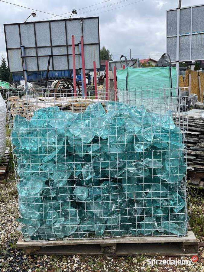 SZKŁO GABIONOWE BRYŁKI SZKANE Szkło Wulkaniczne Warszawa