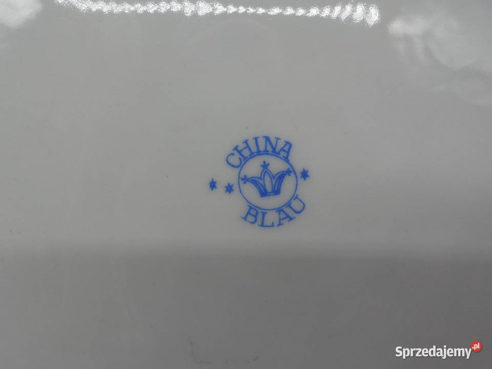 Patera z uchwytami Talerz do ciasta CHINA BLAU Raszków