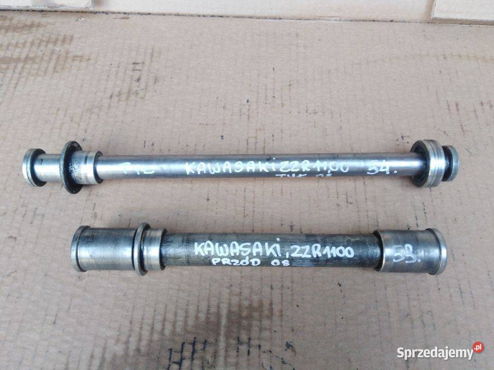 KAWASAKI ZZR 1100 93 01 Ośka przod tyl komplet Włoszczowa
