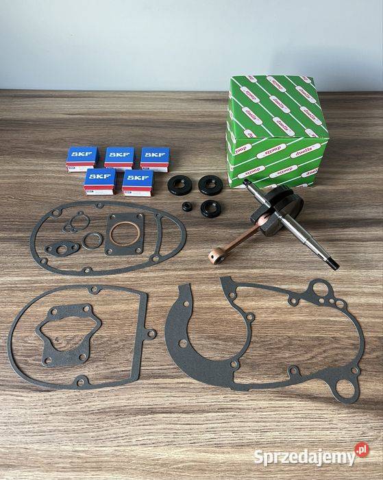 NOWY KOMPLETNY WAŁ KORBOWY DUELLS ŁOŻYSKA