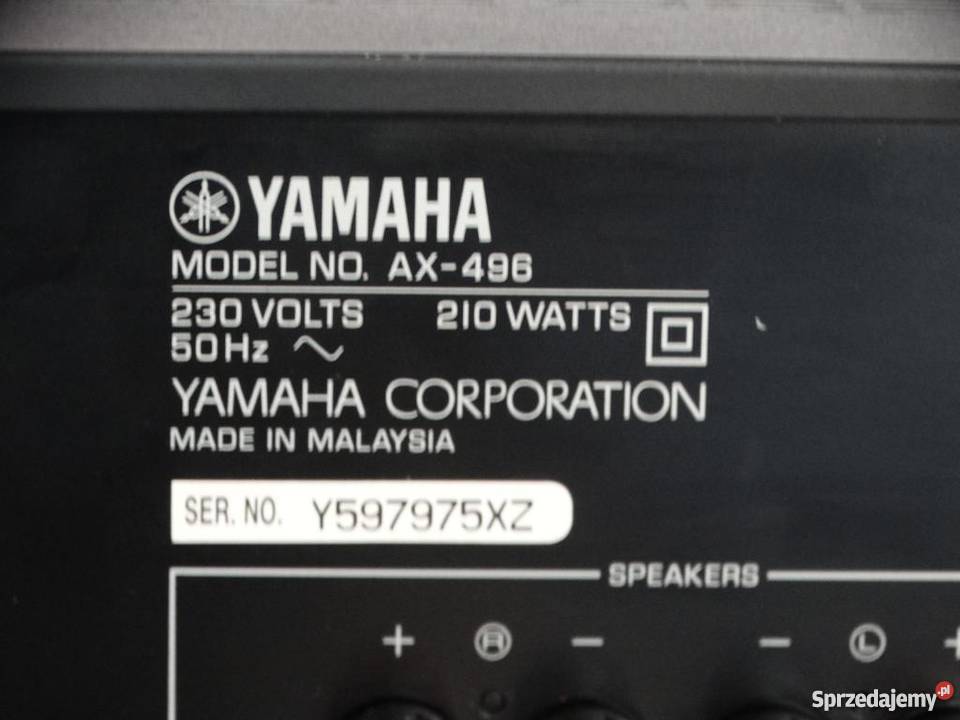 Wzmacniacz Yamaha AX496 mocny i sprawnyWYSYŁKA podkarpackie Jasło sprzedam