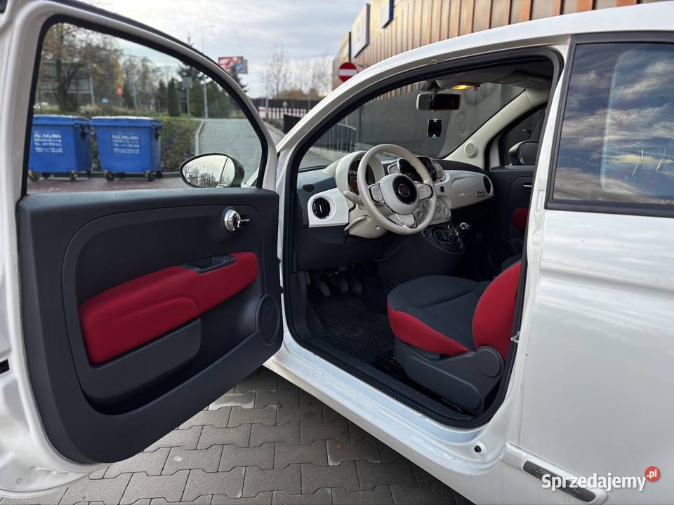 Fiat 500 lift krajowy bezwypadkowy LPG ASR (kontrola trakcji) Katowice sprzedam