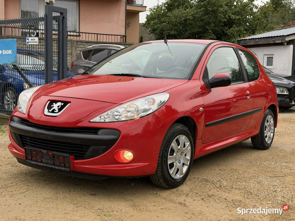 Peugeot 206 czerwony