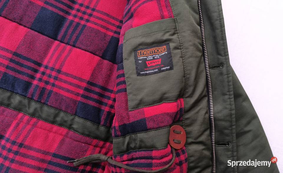 Kurtka zimowa parka Levis THERMORE M khaki męska Dęblin