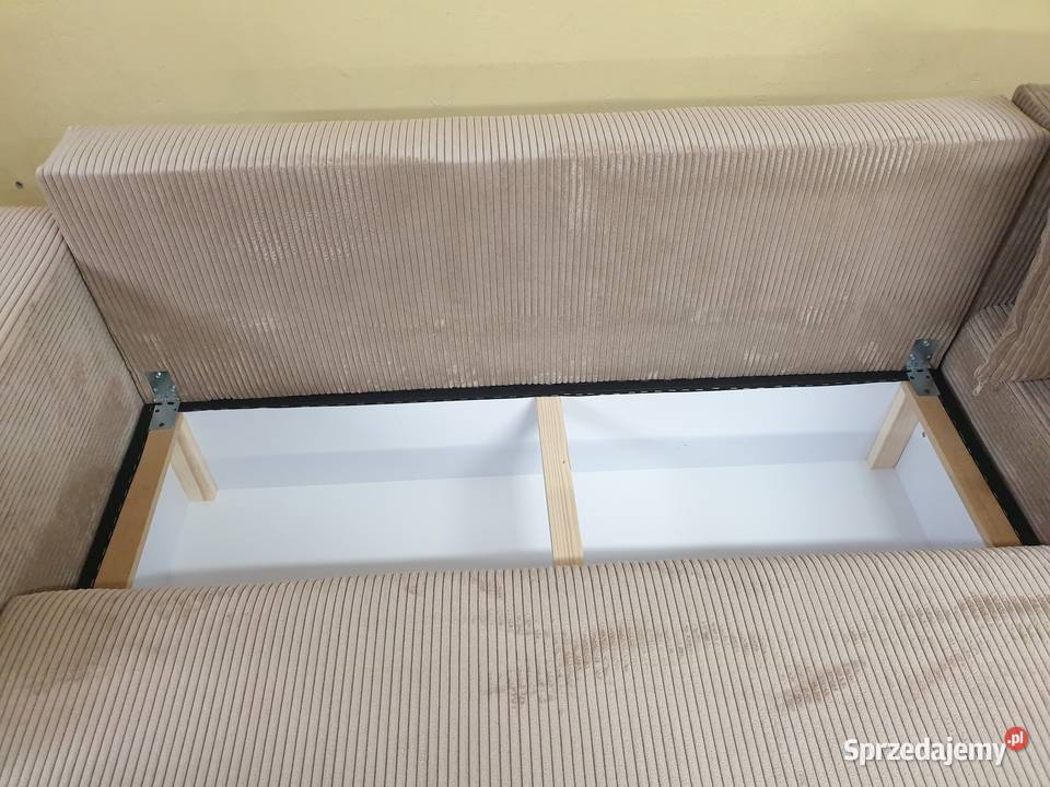 Nowoczesny narożnik Niko sztruks Szybka wysyłka Łódź