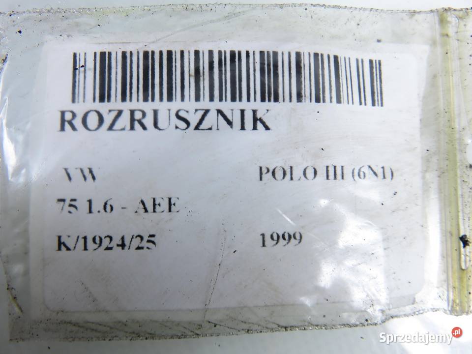 ROZRUSZNIK VW POLO III 6N1 75 16 AEE 036911023S osobowe