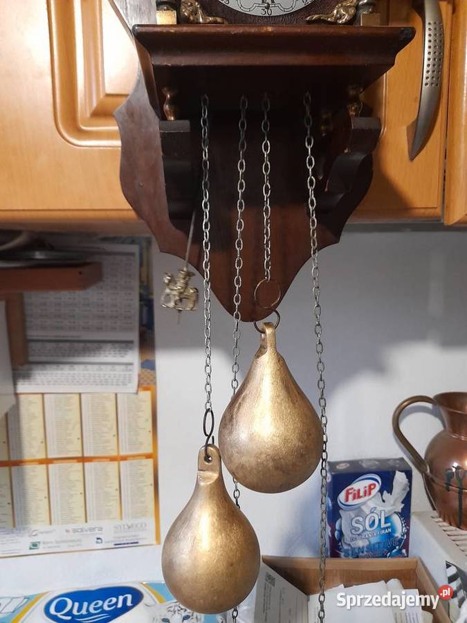 Wiszący zegar ścienny Atlas holenderski Rzeszów