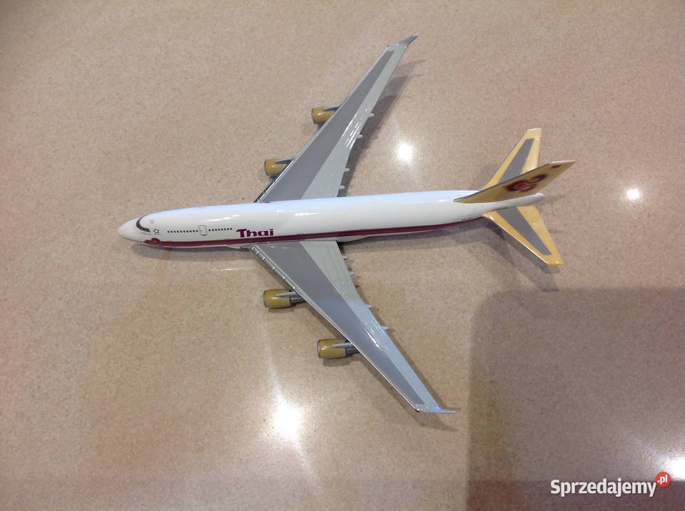 Herpa Model Samolotu Thai HS TGX Boeing 747400 lubuskie Nowa Sól