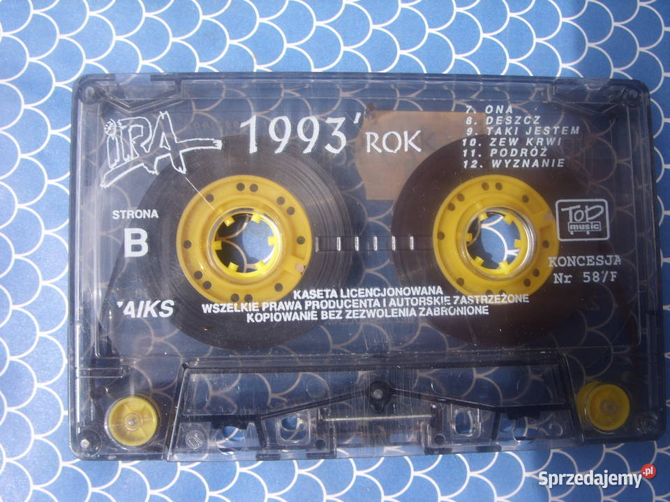 Kasety IRA 2 kasety 1993 Wołów sprzedam