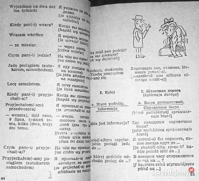 Rozmówki rosyjskie Mirosław Boroniecki Rok wydania 1980