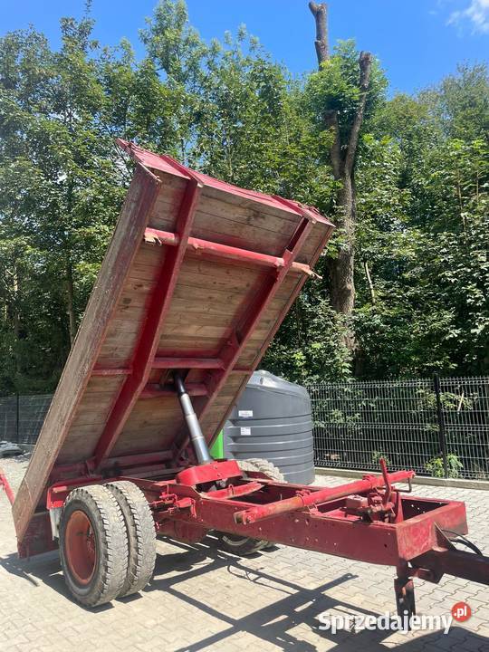 Trójstronna przyczepa rolnicza wywrotka SOLIDNA Mszana Górna