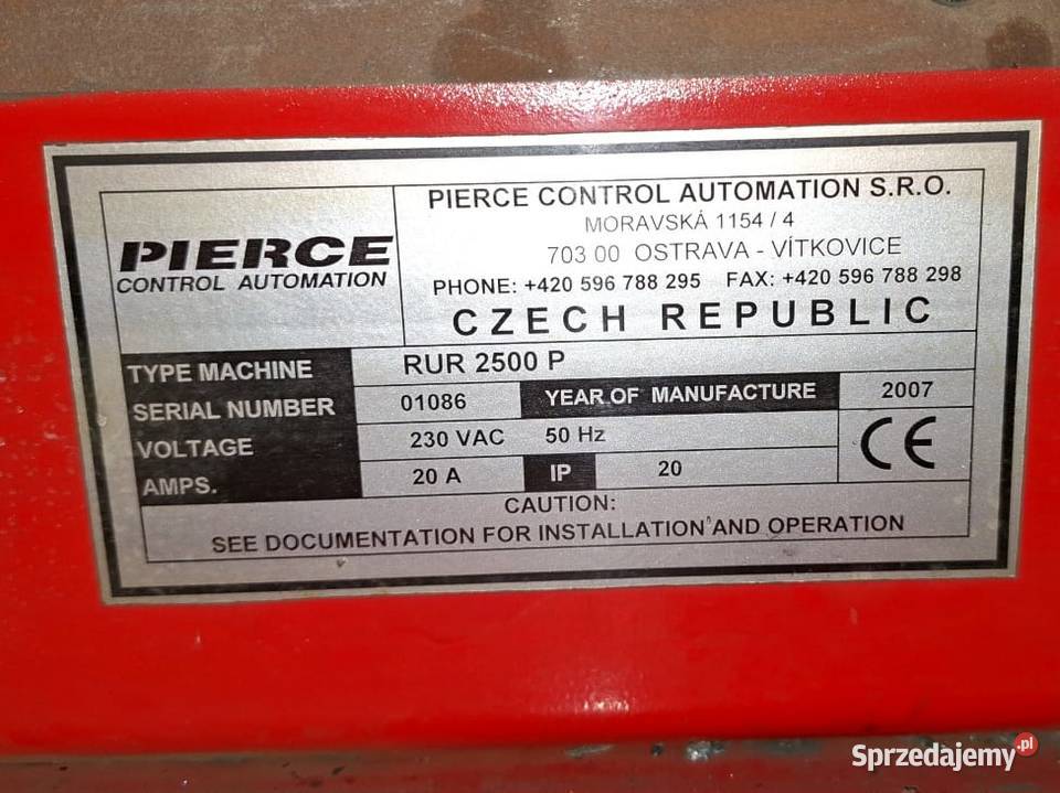 Wypalerka plazmowa cnc pierce rur 2500 Produkcja Wałbrzych