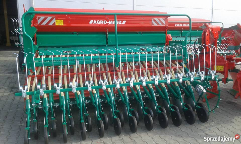 Agro Siewnik zbożowy SR300 3m talerze redlice łódzkie Kozenin