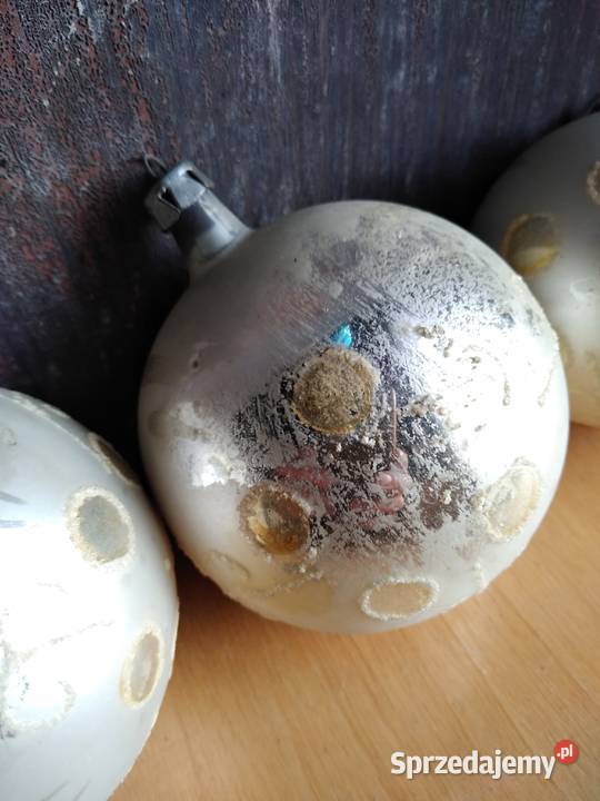 Stare bombki choinkowe zestaw 5 zabytek PRL Pozostałe Dąbrowa Górnicza