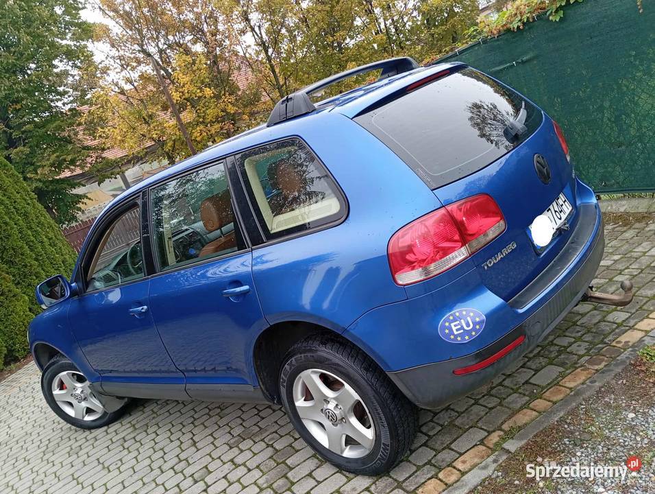 ŁADNY TOUAREG 25 TDI 4X4 MANUAL HAK ZAREJESTR 318000km Motoryzacja Gostynin