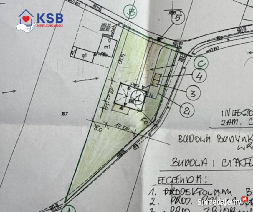 Ustawna działka z WZ 2500m2 Czajęcice asfalt