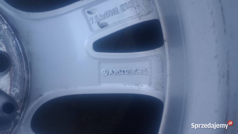 Alufelgi 5x112 17 Mercedes W204 75J ET 47 Samochodowe lubelskie Lubartów