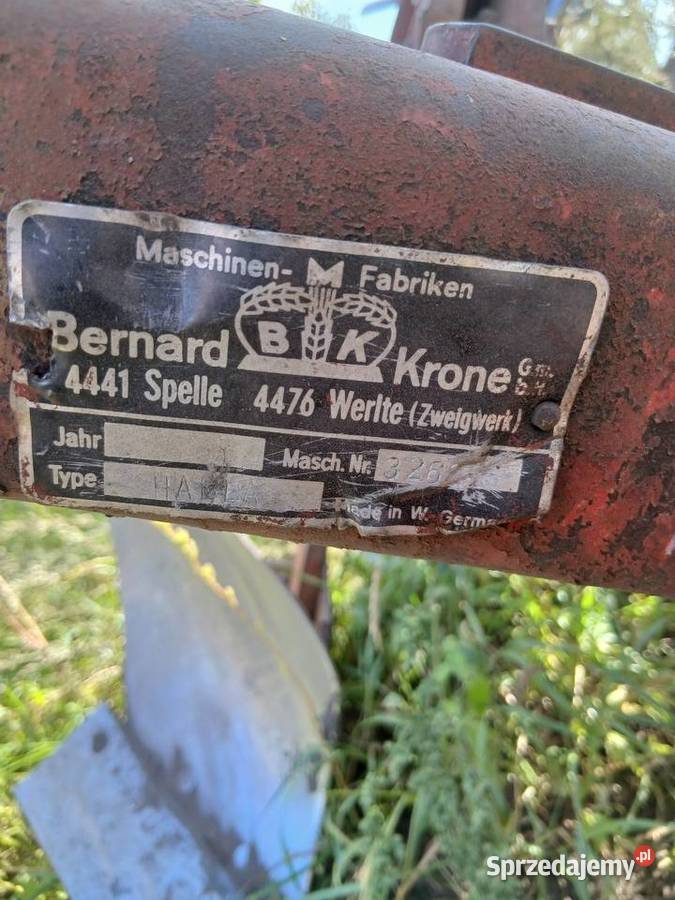 Pług 3 skibowy obrotowy krone Krone