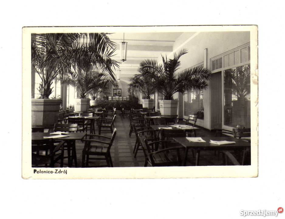 POLANICA ZDRÓJ POCZTÓWKA CZARNO BIAŁA Krynki