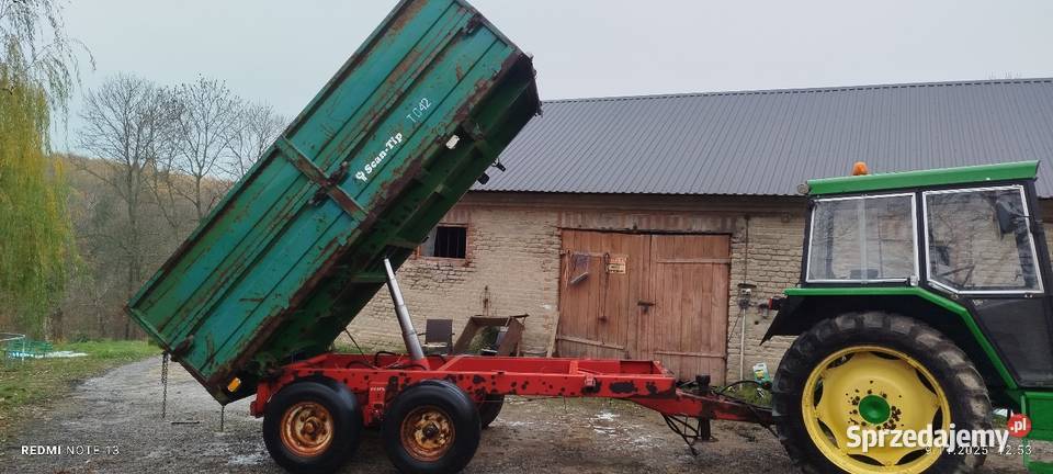 Przyczepa Tandem 8t Maszyny rolnicze Gorzków-Osada sprzedam