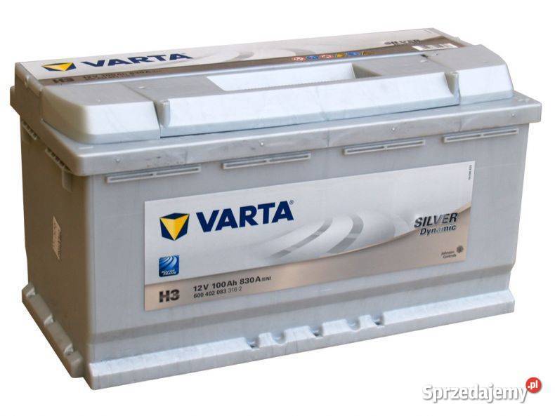 Akumulator Varta Silver Dynamic H3 100Ah830A Akumulatory zachodniopomorskie