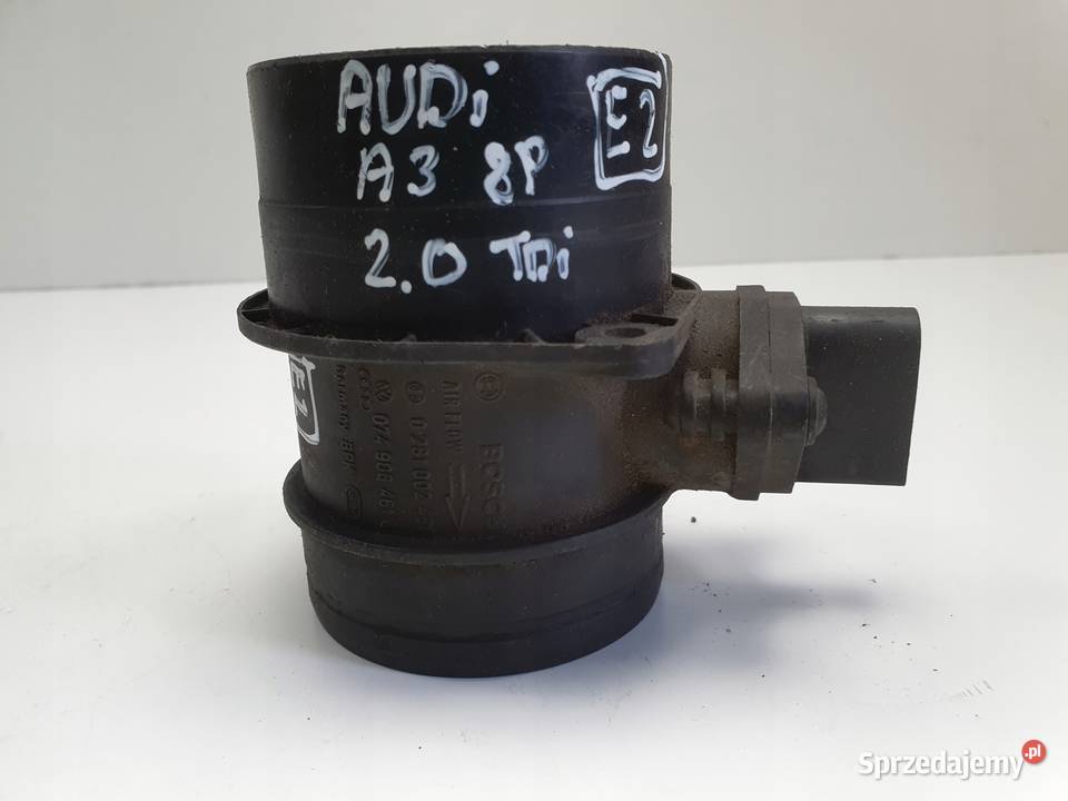 Audi A3 II 8P 20 TDI PRZEPŁYWOMIERZ POWIETRZA osobowe Janów