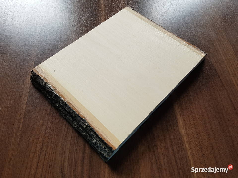 Deska lipowa z korą 20x225x25 rzeźba ikony Łódź