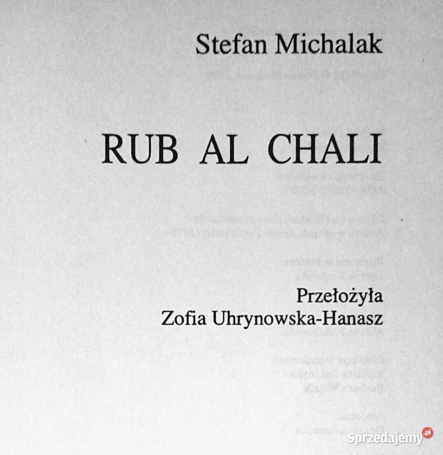Rub Al Chali Stefan Jacek Michalak Chełm