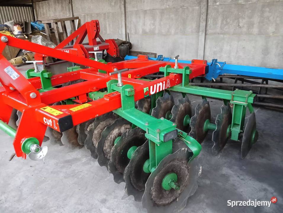 Brona talerzowa Unia CUT L 28 z wałem Agro lift Wrzeczko