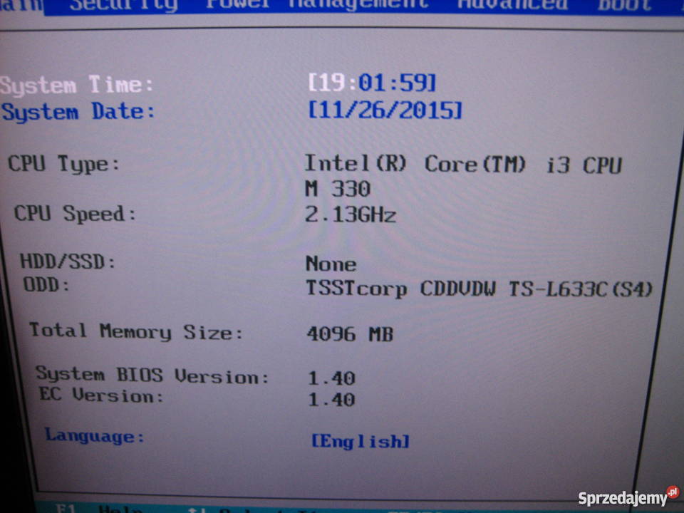 Toshiba Satellite C650 i3330M 4Gb Sata 156 WIN7 WiFi  Bydgoszcz
