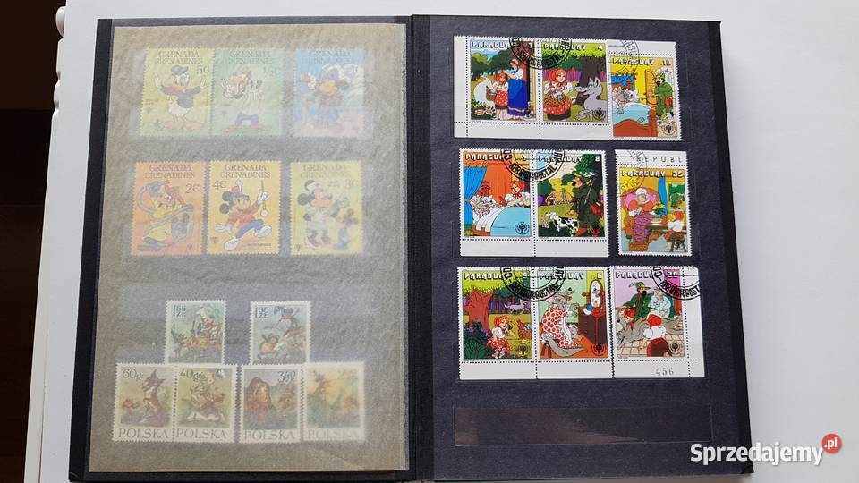 Zestaw 154 znaczków bajki myszka Mickey Disney