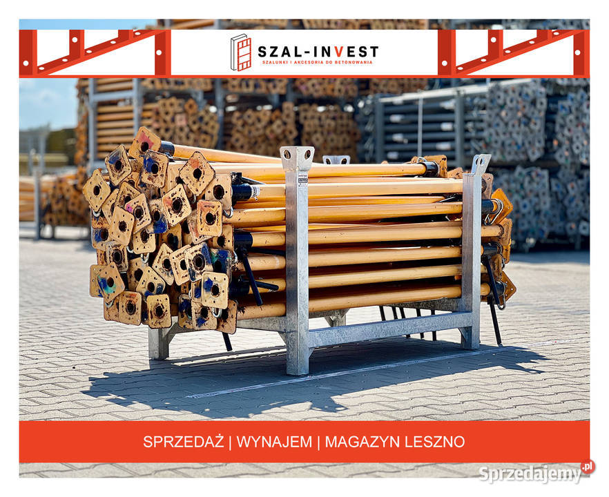 Podpory Stemple 3m 35m 4m 5m NOWE 15Kn Atest wielkopolskie Leszno