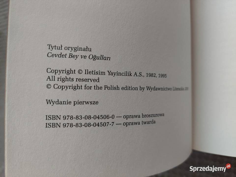 nowa Cevdet Bej i synowie Orhan Pamuk Kultura i Rozrywka sprzedam