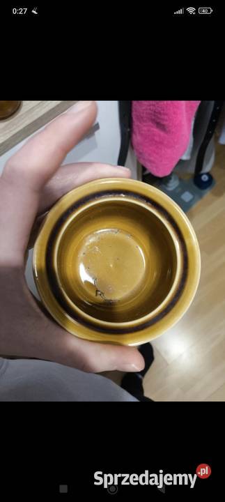 Zestaw naczyń z PRL stary zegar sprzedam