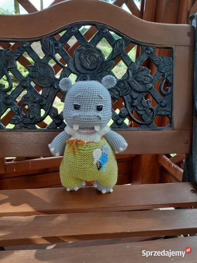 Hipopotam na szydełku Nakło nad Notecią sprzedam