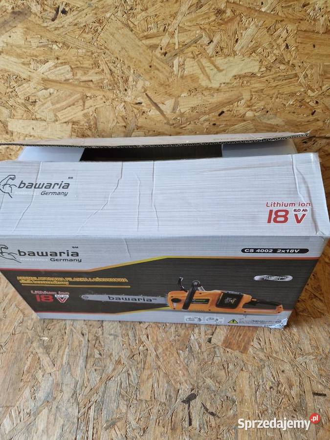 PILARKA AKUMULATOROWA PIŁA ŁAŃCUCHOWA 18V 2x60Ah Głogowa sprzedam