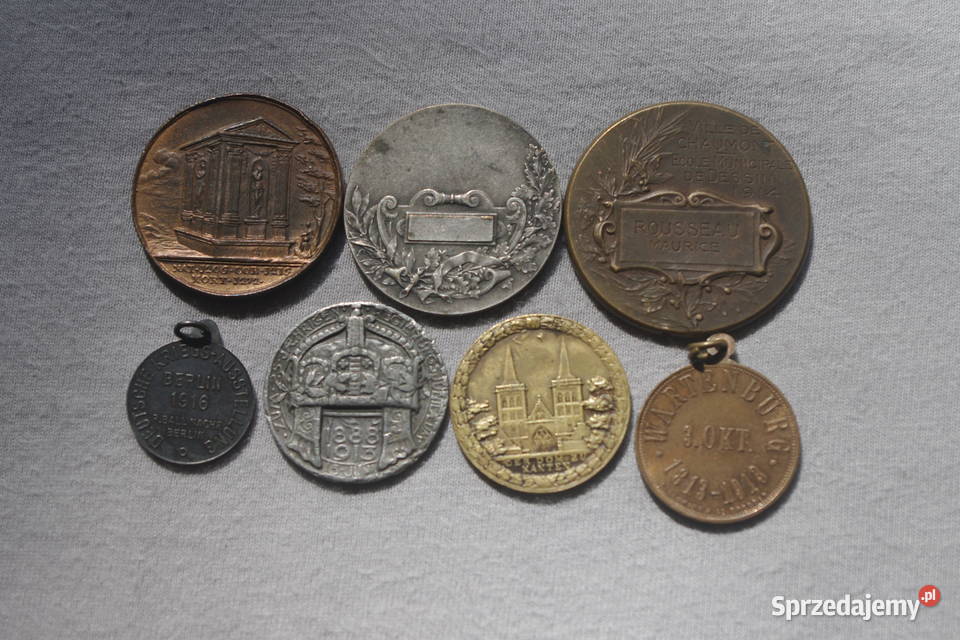 Zestaw medali różnych 7 Płock