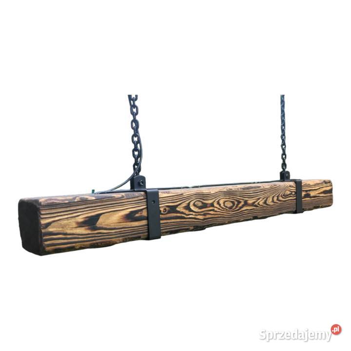 Wisząca lampa ze starego drewna RusticBeam 120 Toruń